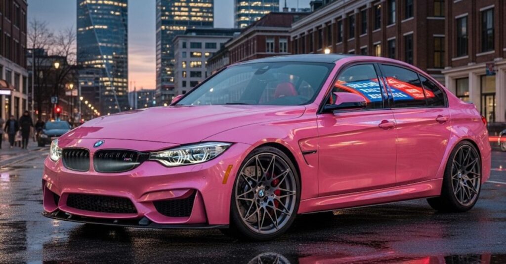 Pink BMW M3