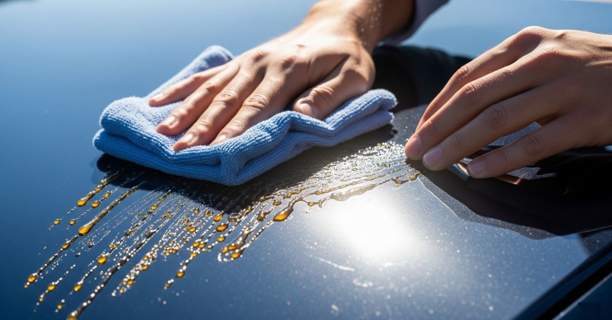 How to Get Tree Sap Off Car