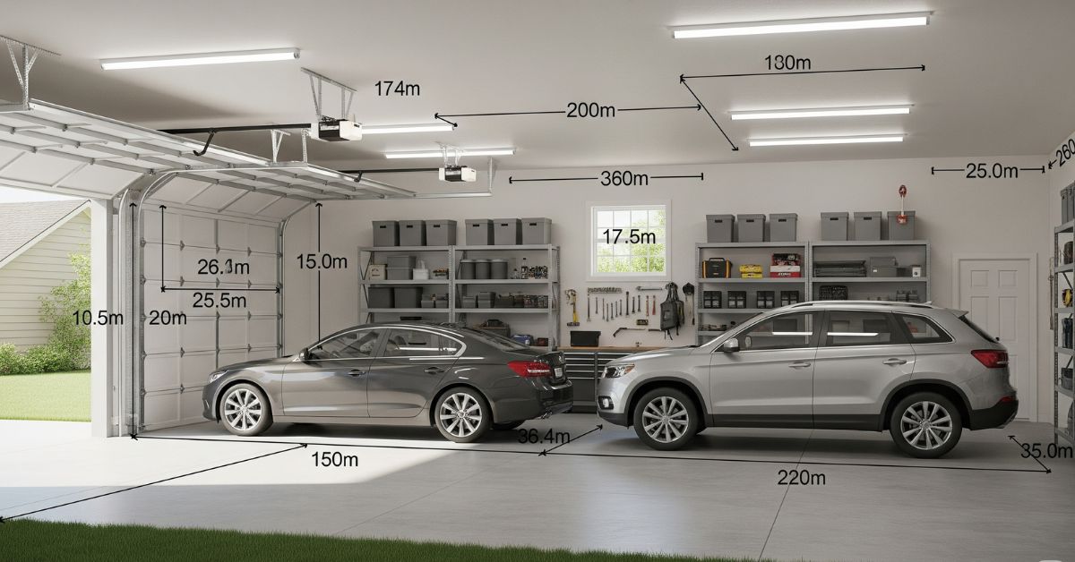 Typical 2 Car Garage Size