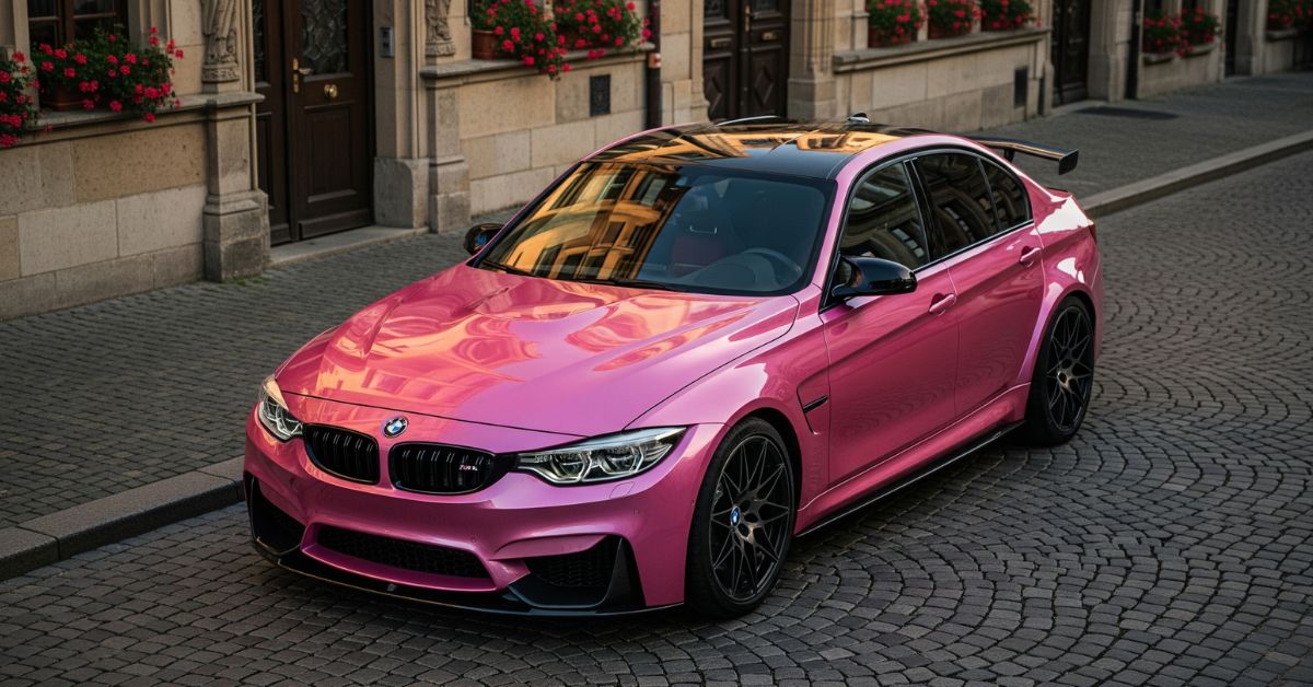 Pink BMW M3